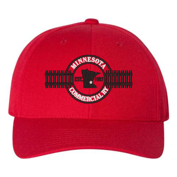 YP Classics - Premium Curved Visor Snapback Cap - Embroidered Logo Thumbnail