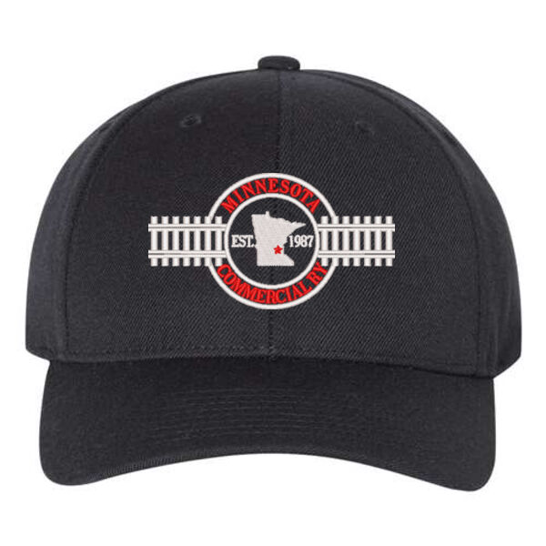 YP Classics - Premium Curved Visor Snapback Cap - Embroidered Logo Thumbnail