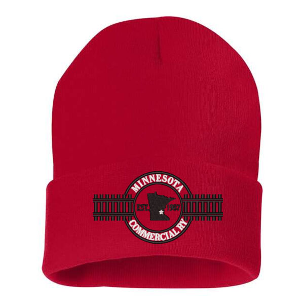 Sportsman - 12" Solid Cuffed Beanie - Embroidered Logo Thumbnail