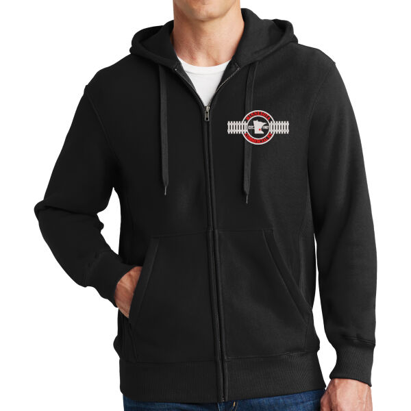 Sport-Tek® Super Heavyweight Full-Zip Hooded Sweatshirt - Embroidered Logo Thumbnail