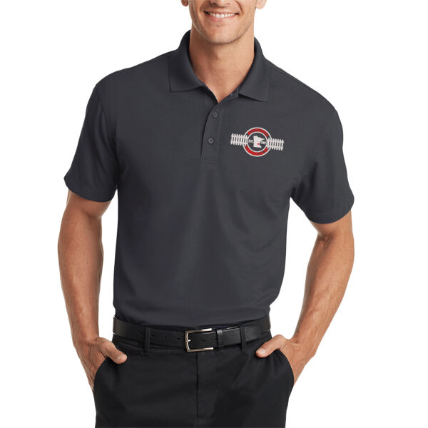Port Authority® Dry Zone® Grid Polo - Embroidered Logo Thumbnail