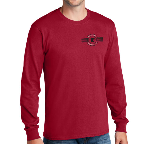 Port & Company® Long Sleeve Core Cotton Tee - Printed Logo Thumbnail