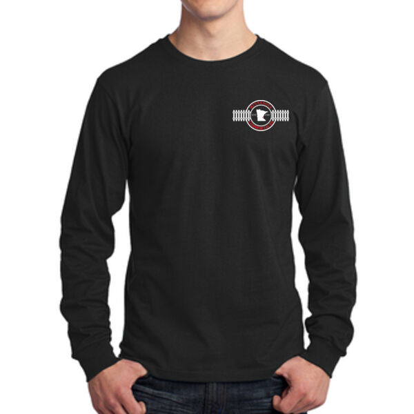 Port & Company® Long Sleeve Core Cotton Tee - Printed Logo Thumbnail