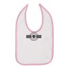 Infant Contrast Trim Premium Jersey Bib Thumbnail