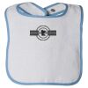 Infant Contrast Trim Terry Bib Thumbnail